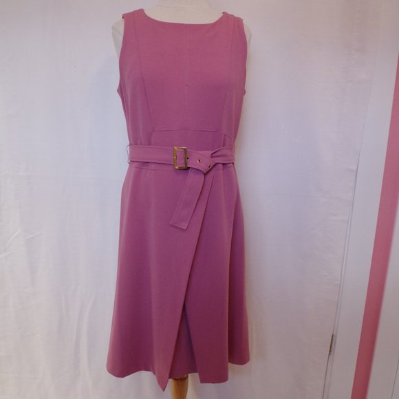 Nanette Deco Pink Floral Vibrance Dress Sz 10 - Picture 2 of 10